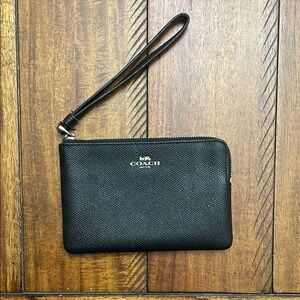 Coach Black Wristlet